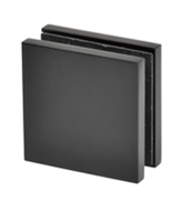 black glass to wall clamp