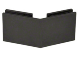 square 135 degree glass to glass clamp