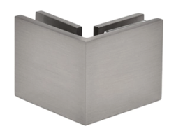 square 90 degree glas to glass clamp